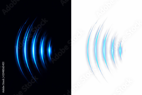 Photos Wi-fi radar png with concentric signal wave and echo design.