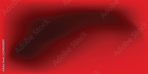 Fotografie Black blood red fiery sky with clouds