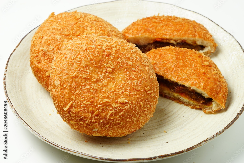 Naklejka premium カレーパン