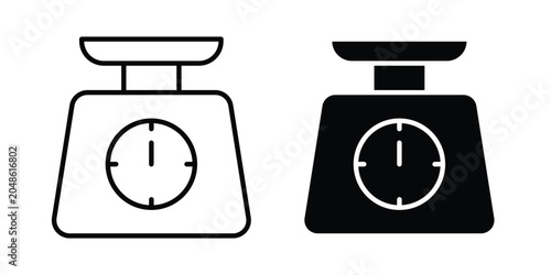 Kitchen scales icon