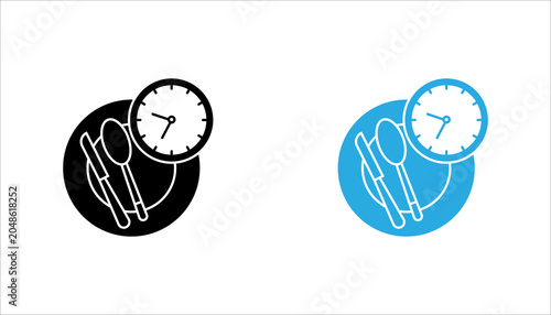 Foto Minimal outline icon set