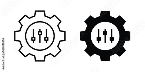 Foto Mass customization icon for web and app design, design element.