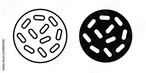 Canvastavla Probiotics icon for web and app design, design element.