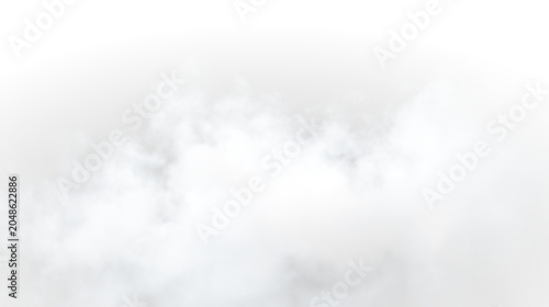 Принти на полотні Abstract smoky steam effect with transparent fog texture and realistic vapour is