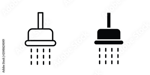 Foto Shower down icon for web and app design, design element.