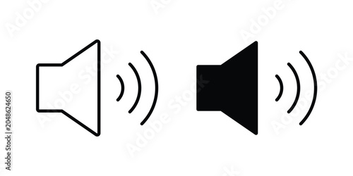 Foto Sound volume icon for web and app design, design element.