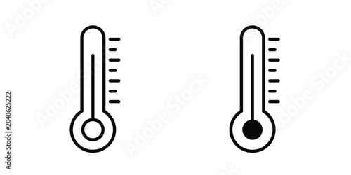Fotografía Temperature icon for web and app design, design element.
