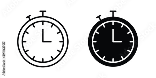Quadro su tela Stopwatch icon
