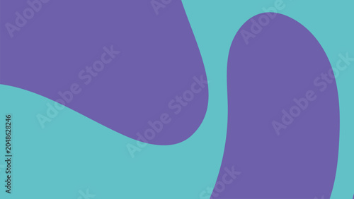 Bilde på lerret Deep Violet Flow Background