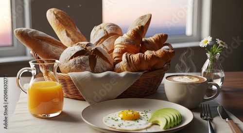 Bread Basket Breakfast Arrangement