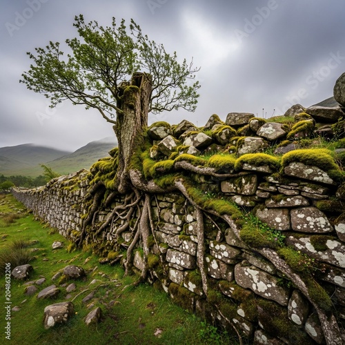 Ancient Embrace: Where Stone and Spirit Weave