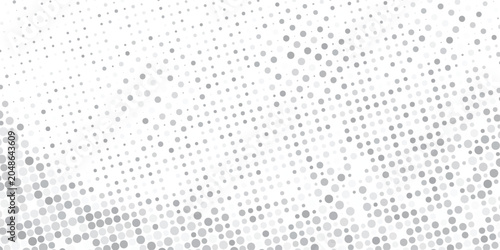 Bild auf Leinwand ModernTransparent Vector Gradient Blue Color Halftone Staggered Dots Background