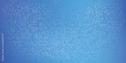 Modern vibrant blue gradient backdrop with fading circular dot matrix texture