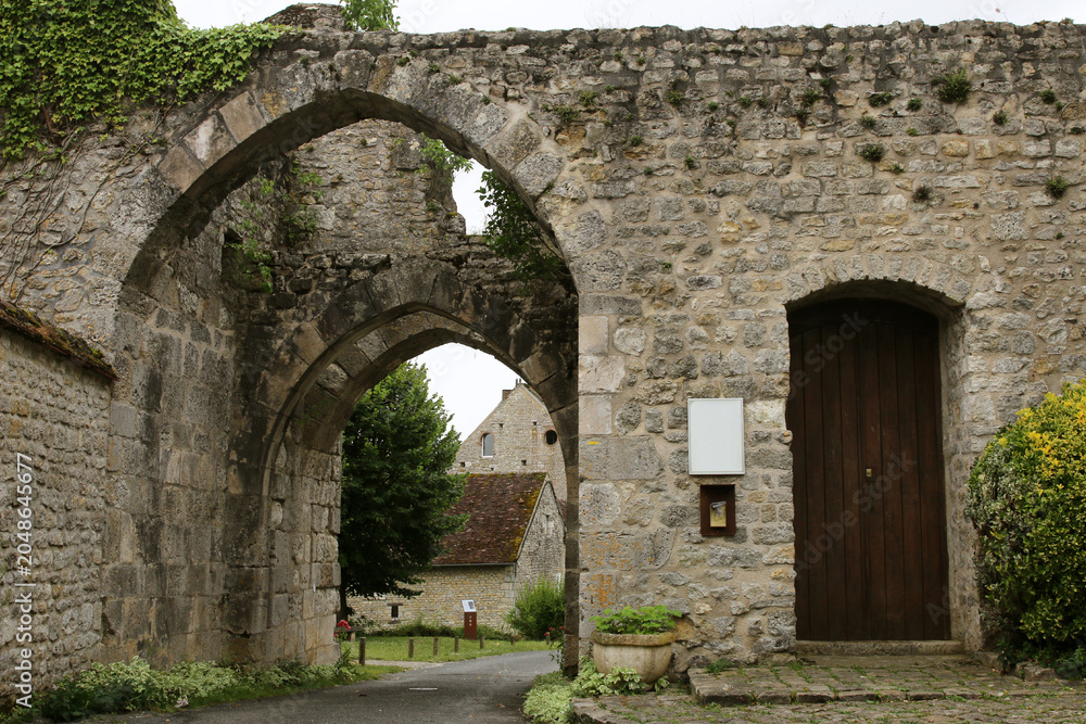 Naklejka premium Yèvres le Châtel