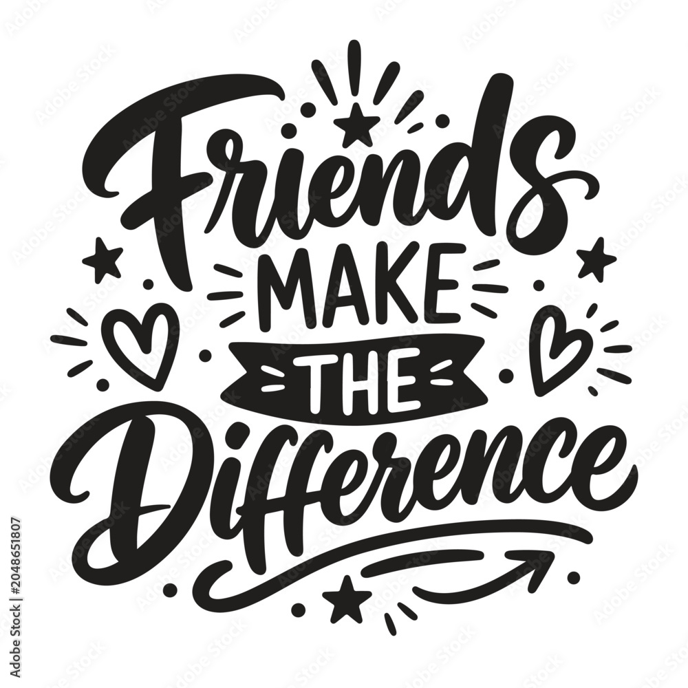 Fototapeta premium International Friendship Day Typography