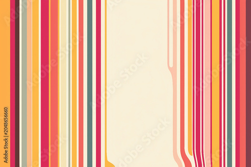 Vintage generative AI design featuring geometric patterns with creative retro aesthetic style