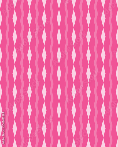 Фотография Abstract pink and soft pink wave pattern with elongated curved shapes creating flowing visual movement