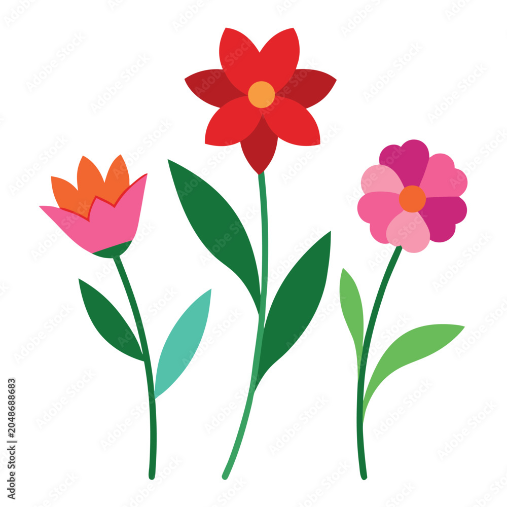 Obraz premium Beautiful-gladiolus-flowers-of-different-colors 