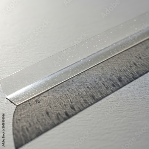 Close Up View of Modern Roof Gutter Edge.