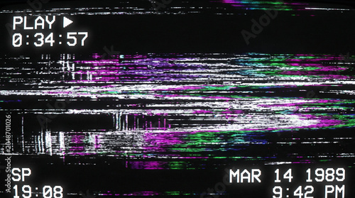 Digital Glitch Art with Color Distortion