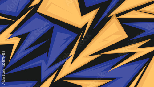 Fotografie Electric Blaze Urban Background