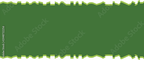 Torn paper edge with green strip