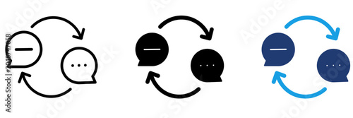 Photos Language Translation Dialogue icon collections.