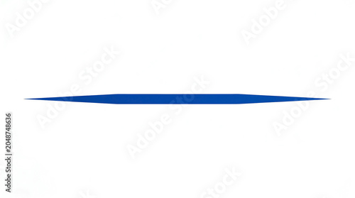 Blue Tapered Line
Blue Horizontal Tapered Line Divider Element on White Background