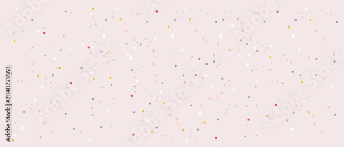 Colorful Confetti Dots Background, Festive Sprinkle Pattern, Fun Celebration Vector Backdrop