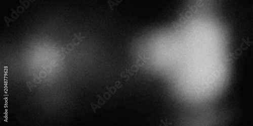 Obraz na płótnie An abstract monochromatic composition evokes a sense of mystery and depth through blurred light and shadow play, creating a visually intriguing and contemplative mood
