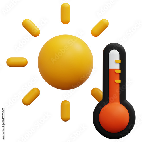 3D Uv Thermometer Icon