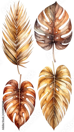 Close-up of dried autumn leaves with intricate patterns.