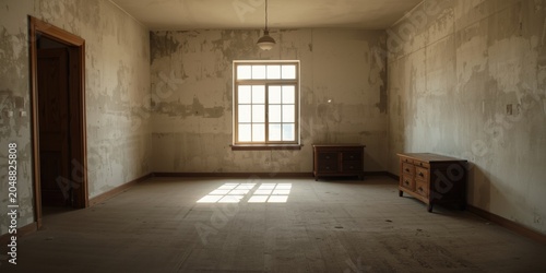 Uninspired chamber with simple layout and bland decor