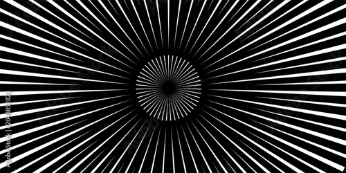 Bild auf Leinwand Spiral sound wave rhythm line dynamic abstract vector background