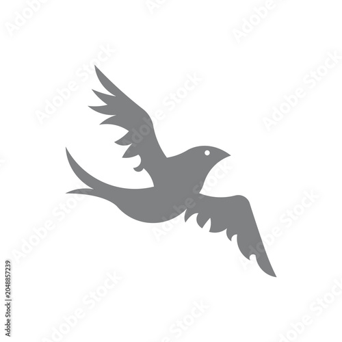 icon vector bird animals template design trendy