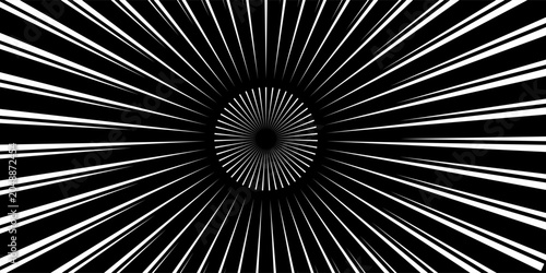 Bild auf Leinwand Spiral sound wave rhythm line dynamic abstract vector background