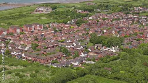 Leasowe residential housing near the coastline on the Wirral peninsula, England.