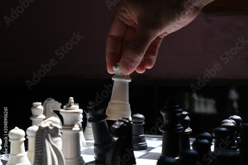 Canvastavla Chess game