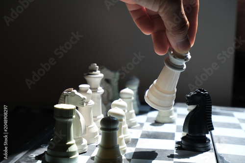 Konstfotografi Chess game