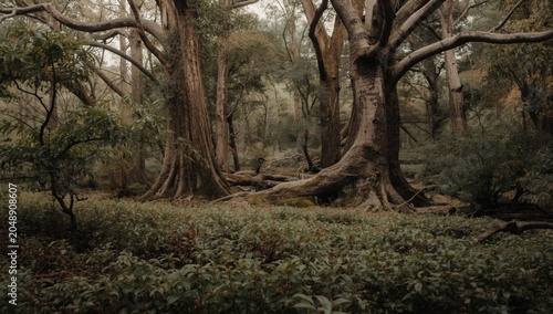 Full forest view with large...