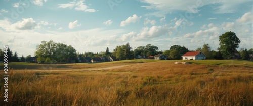 quiet residential area set ...