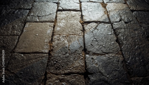 Macro texture view of weath...