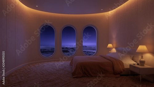 inviting bedroom interior s...
