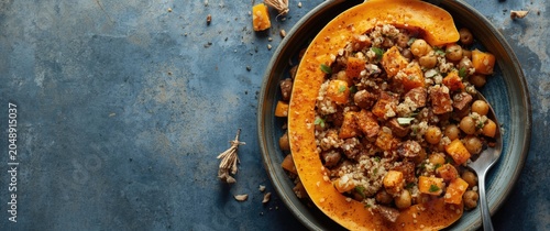Healthy fall quinoa and chi...