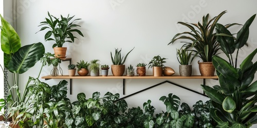 Lush collection of indoor p...