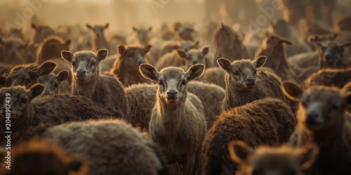 Social animals grouped toge...