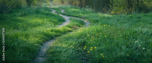 soothing pathway surrounded...