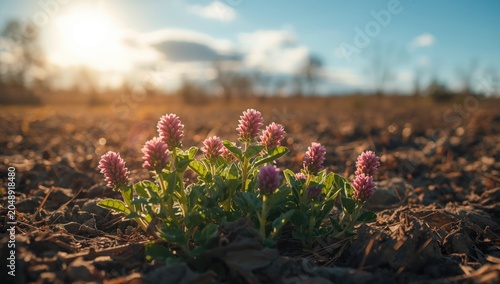 Red clover sprouting robust...