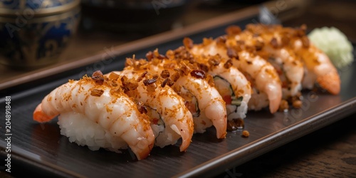 Sushi platter showcasing Ja...