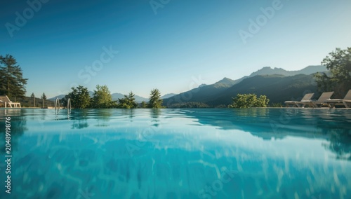 Still swimming pool with pu...
